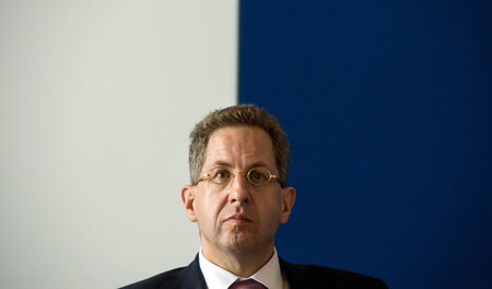 Können diese Augen lügen? Verfassungsschutzpräsident Hans-Georg ... Können diese Augen lügen? Verfassungsschutzpräsident Hans-Georg ...