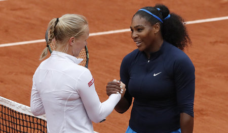 Schiere Kraft: Kiki Bertens und Williams Schiere Kraft: Kiki Bertens und Williams