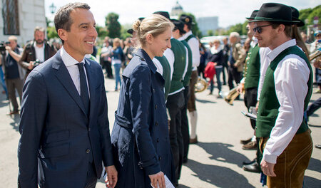Gesicht der Stagnation: SPÖ-Kanzler Christian Kern nach der Vere... Gesicht der Stagnation: SPÖ-Kanzler Christian Kern nach der Vere...