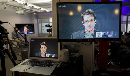 Der US-Whistleblower Edward Snowden