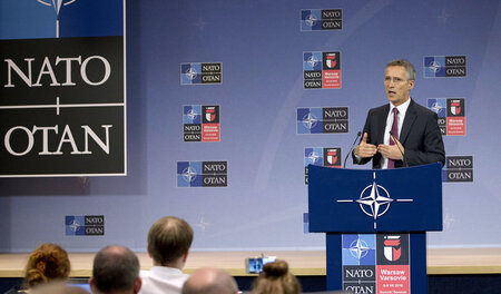 Auf Konfrontationskurs gegen Russland: NATO-Generalsekretär Jens...