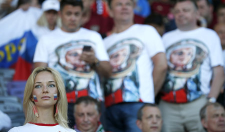 Ein Tor hätte auch ihr gut getan. Doch Russlands Kicker fanden d...