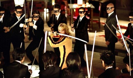 Die Braut (Uma Thurman) schwört ­Rache und nimmt es knallhart mi...