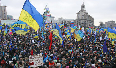 Von rechten Kräften durchwirkt: »Euromaidan« auf dem Unabhängigk...