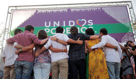 Gemeinsam in eine bessere Zukunft: Unidos-Podemos-Spitzenpolitik...