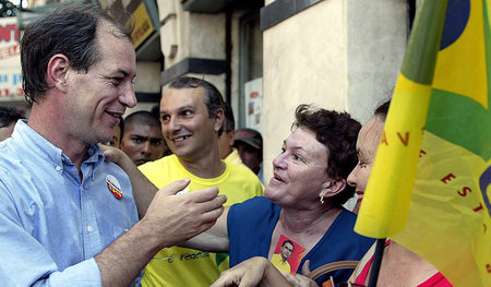 Erfahren und glaubwürdig: Mit Ciro Gomes, hier während seiner Pr...