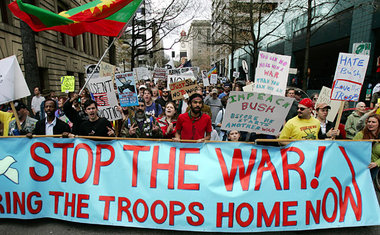 Friedensprotest in Portland, USA, März 2007
