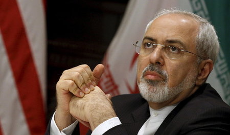 Irans Außenminister Mohammed Dschawad Sarif, hier bei einem Besu...