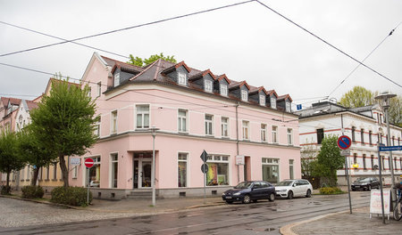 Ehemaliger Firmensitz der Firma »Marschner Bauservice« in Zwicka...