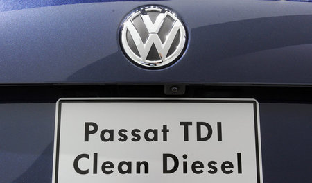 Versprechen gebrochen: VW-Pkw auf der North American Internation...