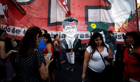 Macri, Mann der Eliten: Proteste gegen den argentinischen Präsid...