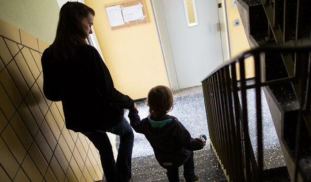 Alleinerziehende und deren Kinder haben in Deutschland schlechte...