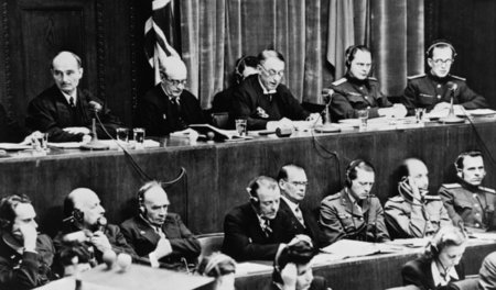 Am 1. Oktober 1946 verkündet das alliierte Militärtribunal die U...