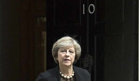 Vorerst zum letzten Mal nur zu Besuch: Theresa May verlässt am D...