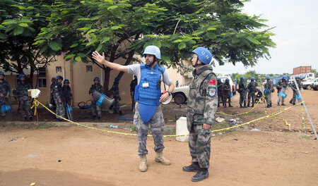 Eingewiesen: Die UN-Mission im Südsudan ist auch in der Hauptsta...