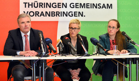 Bringt die Linke auf Trab: Andreas Bausewein (links), SPD-Chef T... Bringt die Linke auf Trab: Andreas Bausewein (links), SPD-Chef T...