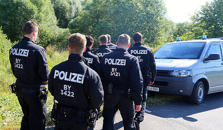 Spurensuche nahe Würzburg am 19. Juli 2016