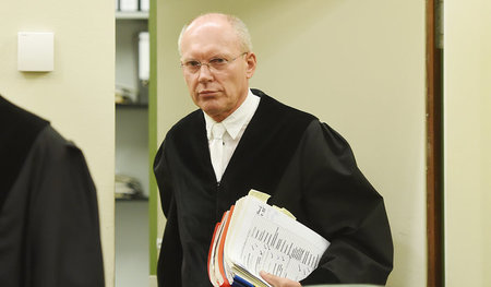 Richter Manfred Götzl am 20. Juli im Münchner Oberlandesgericht