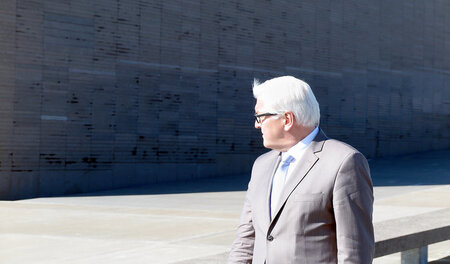 Außenminister Frank-Walter Steinmeier (SPD) am 3. Juni 2016 im »... Außenminister Frank-Walter Steinmeier (SPD) am 3. Juni 2016 im »...