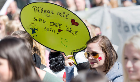 Vor allem Frauen streikten in den vergangenen Jahren: Hier am 21...