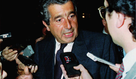 Nicht die erste Verurteilung: Olivetti-Chef Carlode Benedetti im...