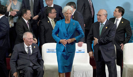 Heimliche Chefin mit G-20-Ministern? IWF-Exekutivdirektorin Chri...