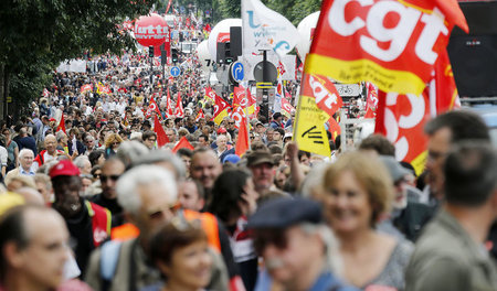 Der französische Gewerkschaftsbund CGT will ab September wieder ...