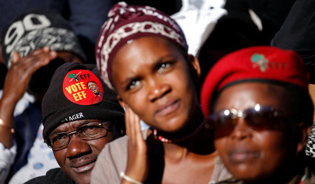 Ein weiterer Erfolg der Partei Economic Freedom Fighters (EFF) k...