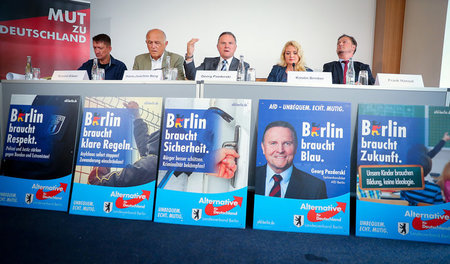 Georg Pazderski (M), Spitzenkandidat vom Landesverband Berlin de...