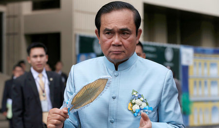 Will die Macht in seinen Händen behalten: Thailands Militärpremi...