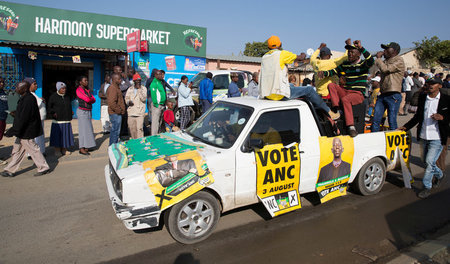 Abgewatscht: Der ANC konnte seine Anhänger nicht mobilisieren, z...