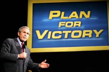 US-Präsident George W. Bush in Wheeling/West Virginia (22. März ...