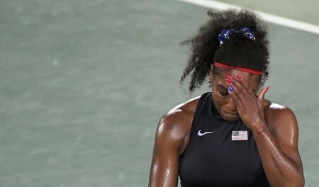 Weine nicht wenn der Regen fällt: Serena Williams, ausgeschieden