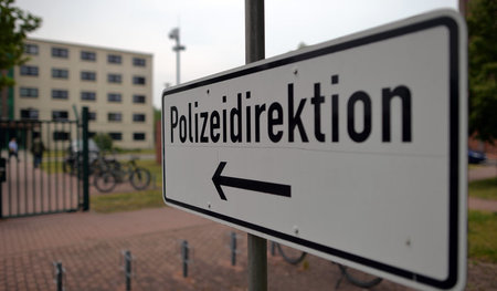 Blick auf die sachsen-anhaltische Polizeidirektion-Ost am 27. Ma... Blick auf die sachsen-anhaltische Polizeidirektion-Ost am 27. Ma...