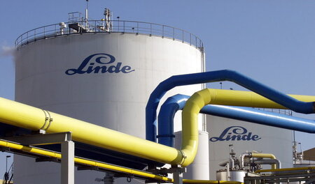 Das Linde-Gasezentrum in Leuna Das Linde-Gasezentrum in Leuna