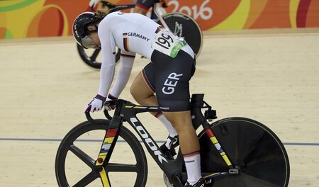 Kräfte bündeln: Kristina Vogel nach dem Finale Kräfte bündeln: Kristina Vogel nach dem Finale
