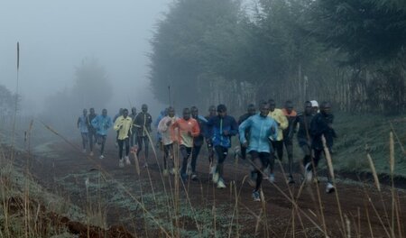Viele junge Kenianer verfolgen den Traum einer Marathon-Karriere...