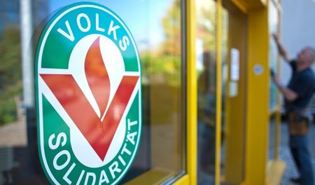 Das Logo der Volkssolidarität