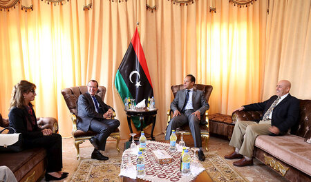 Ohne Erfolg: Der UN-Sondergesandte für Libyen, Martin Kobler, ve... Ohne Erfolg: Der UN-Sondergesandte für Libyen, Martin Kobler, ve...