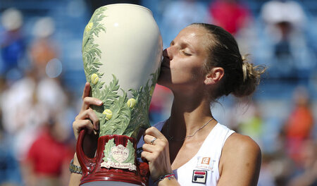Gewann scheinbar mit Seelenruhe: Pliskova in Cincinnati Gewann scheinbar mit Seelenruhe: Pliskova in Cincinnati