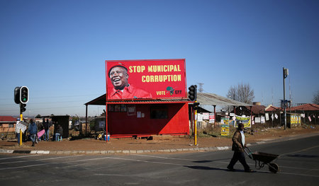 Wahlkampf für die EFF von Julius Malema in Soweto