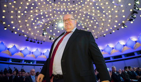 Allein durchs Leben: Altmaier beim Polizeikongress 2016 in Berli...