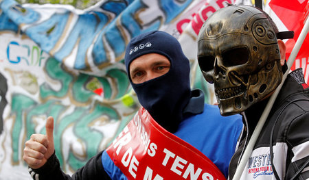 Protest gegen »Arbeitsmarktreformen« in Frankreich (Marseille, 2...