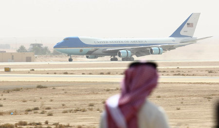 Der US-Präsident zu Gast bei Freunden: Ankunft von Barack Obamas...