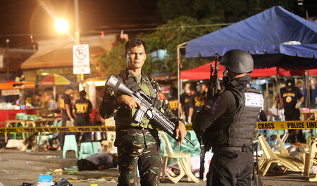 Nach dem Bombenanschlag in Davao erklärte die philippinische Reg...