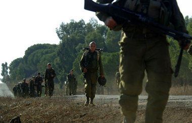Werden medial begleitet: Israelische Soldaten am vergangenen Mon... Werden medial begleitet: Israelische Soldaten am vergangenen Mon...