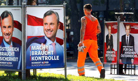 Die Österreicher haben erst im Dezember die Wahl zwischen FPÖ-Ka...