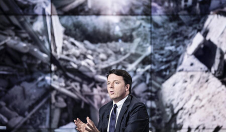 Hat durch sein Krisenmanagement an Vertrauen gewonnen: Matteo Re...