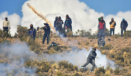 In Bolivien kommt es immer wieder zu gewalttätigen Auseinanderse...