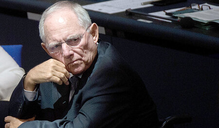 Finanzminister von Unternehmers Gnaden. Wolfgang Schäuble (CDU) ...